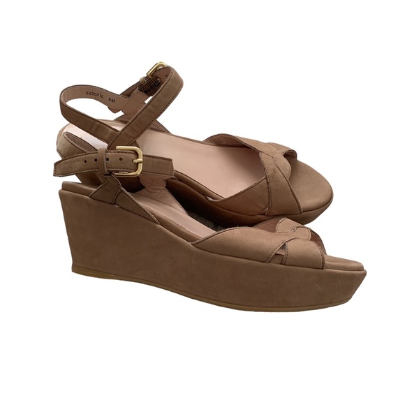 Stuart Weitzman Wedge Sandal - Picture 1 of 6